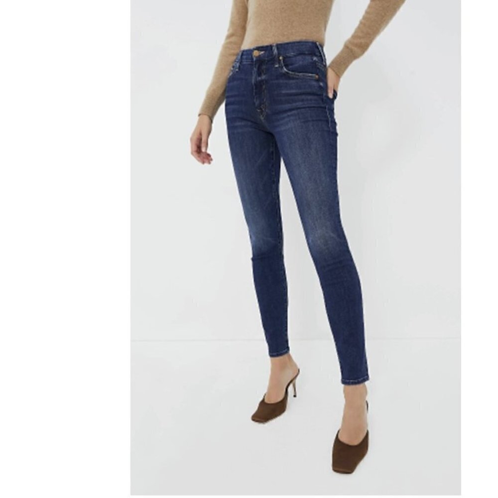 Mother Teaming Up High Waisted Looker Denim Jeans